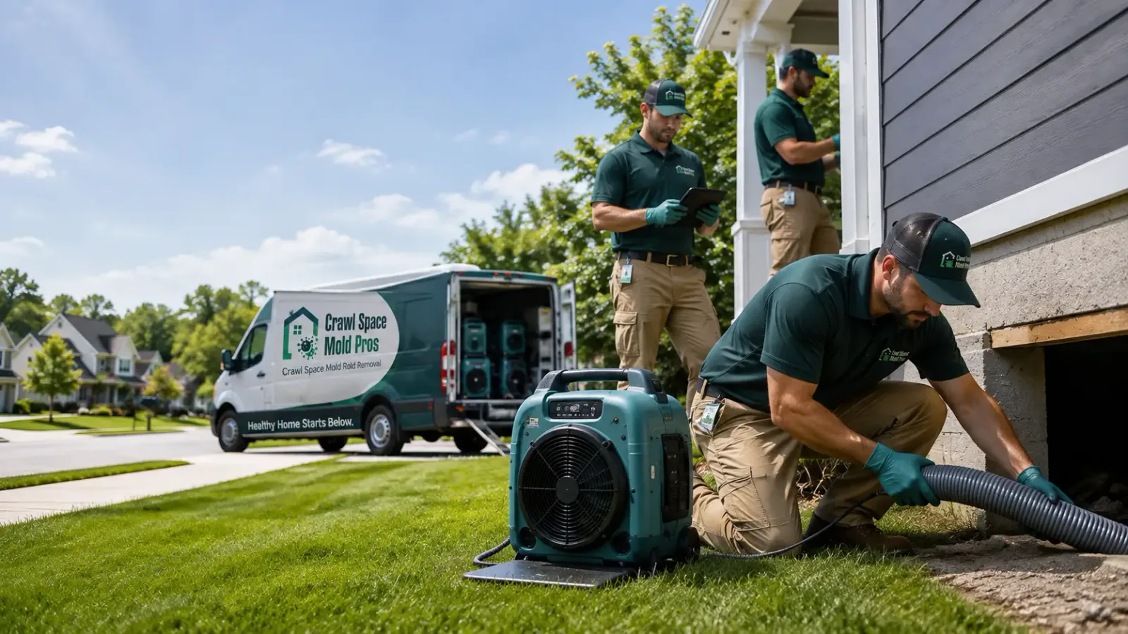 Crawl Space Mold Removal in Tampico, IL